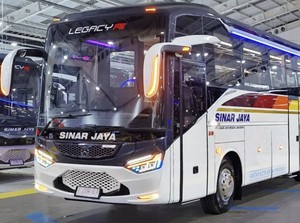 PO Sinar Jaya Luncurkan Bus Baru, Pakai Bodi Laksana dan Sasis Mercy