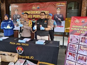 Simpan 52 Kg Bahan Peledak, Warga Purworejo Ditangkap Polisi