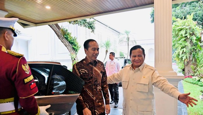 Prabowo dan Jokowi buka puasa bersama di Istana Jakarta, Rabu (26/3/2025).