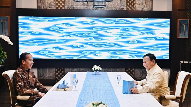 Kata Jokowi Ada yang Berubah Saat Sambangi Prabowo di Istana