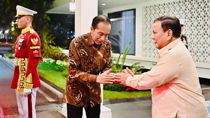Prabowo dan Jokowi buka puasa bersama di Istana Jakarta, Rabu (26/3/2025).