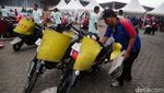 Ribuan Motor Pemudik Diangkut Truk ke Semarang-Yogyakarta