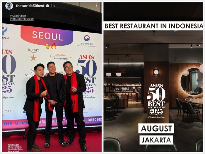 Selamat! August Raih Predikat Restoran Terbaik di Indonesia Versi Asia’s 50 Best Restaurants
