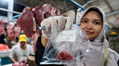 Sidak Daging Jelang Lebaran di Banyuwangi