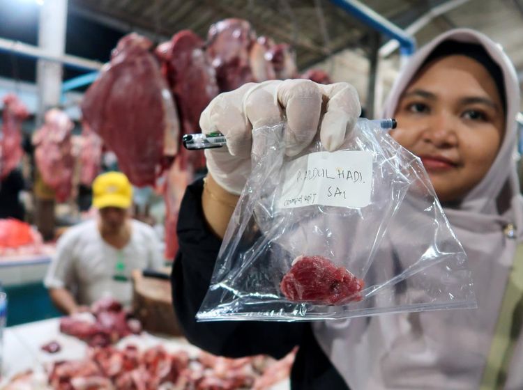 Sidak Daging Jelang Lebaran di Banyuwangi