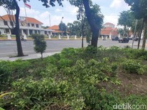 Taman Apsari Rusak Parah Buntut Demo Tolak UU TNI, Kerugian Rp 29 Juta