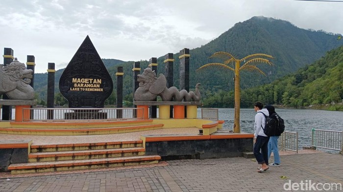 Telaga Sarangan sepi usai viral berombak bak laut