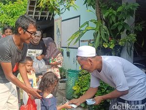 Tradisi Bi Bi Bi, Lebarannya Anak-anak yang Kuat Puasa di Probolinggo