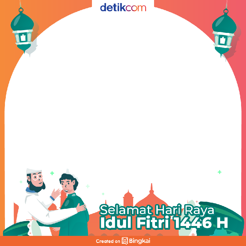 Twibbon Kartu Ucapan Hari Raya Idulfitri 2025