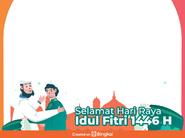 Twibbon Kartu Ucapan Hari Raya Idulfitri 2025