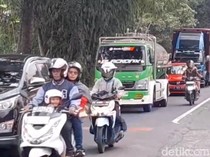 Arus Mudik di Gentong Tasikmalaya Meriah, Rest Area SPBU Ramai
