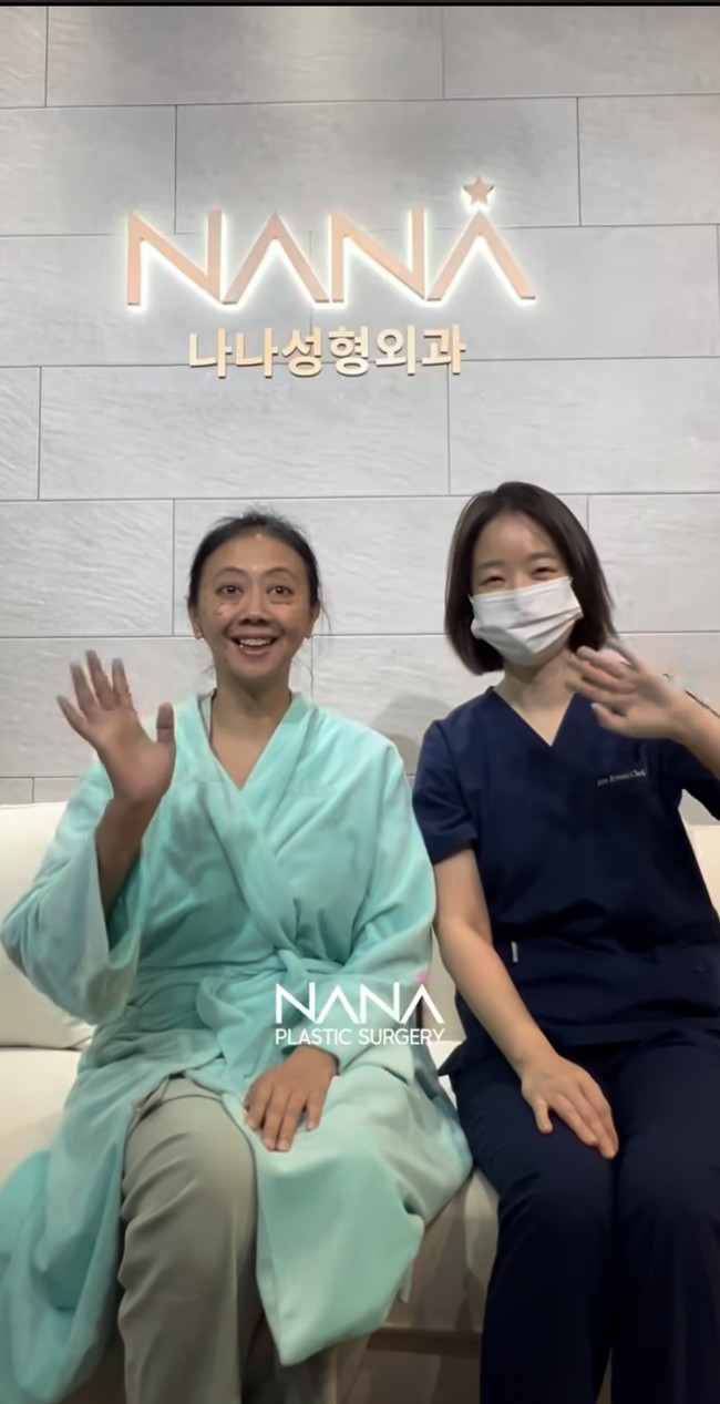 Untuk bagian tubuhnya Asri ditangani oleh Dr. Choi Hye Ryeon selaku spesialis mommy makeover. Foto: Instagram/@nanahospital.id