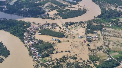 Potret Banjir Besar di Berau yang Rendam Empat Kecamatan
