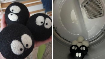 Siapa yang butuh pelembut kain jika kamu sudah punya bola pengering wol? Secara ajaib, benda ini bakal membantu melembutkan, mengembangkan dan mengurangi listrik statis, tanpa meninggalkan residu kimia. Foto: amazon.com,Daria,Q. Byrd via Bored Panda
