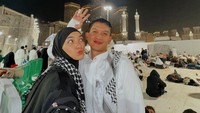 Rezky Aditya terlihat sudah lebih baik usai terkena demam berdarah saat di Madinah. Foto: dok. Instagram Citra Kirana