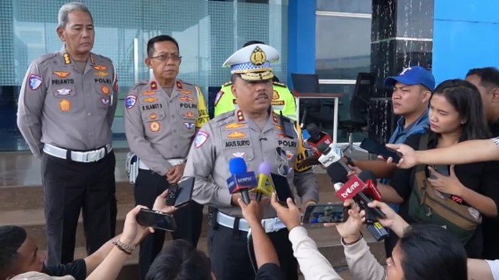 Kakorlantas Polri Irjen Agus Suryonugroho di command center Km 29. (dok.Istimewa)