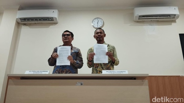 Komnas HAM menyampaikan sejumlah rekomendasi terkait kasus pelecehan yang dilakukan eks Kapolres Ngada AKBP Fajar (Maulana Ilhami Fawdi/detikcom)