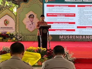 Bupati Mojokerto Kenalkan Catur Abhipraya Mubarok di Musrenbang 2026