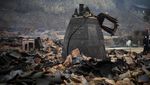 Pemukiman Warga di Korsel Hancur Terdampak Kebakaran Hutan