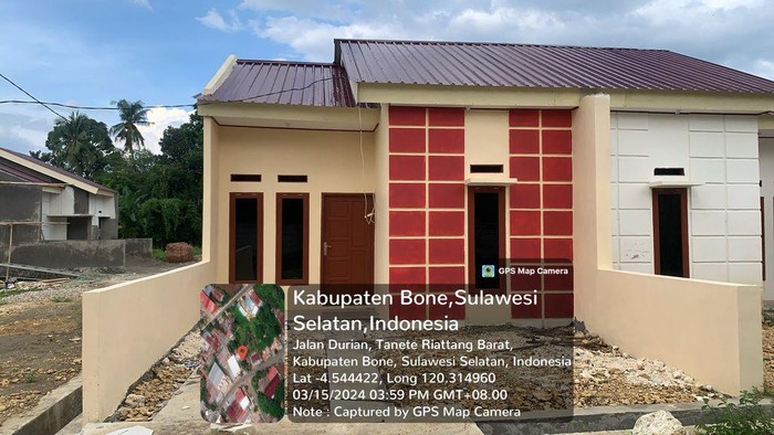 Rumah murah di Tanete Riattang Barat, Kabupaten Bone, Sulawesi Selatan