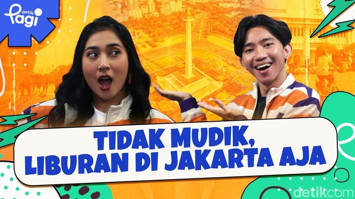 Detik Pagi edisi Rabu, 2 April 2025 membahas Tidak Mudik, Liburan di Jakarta Aja