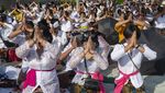 Upacara Melasti Sambut Nyepi di Palu