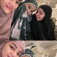 Kekasih Al Ghazali, artis Alyssa Daguise yang berulang tahun ke-27 pada 25 Maret 2025 ini, menjalani ulang tahunnya dengan iktikaf di masjid. Foto: Dok. Instagram