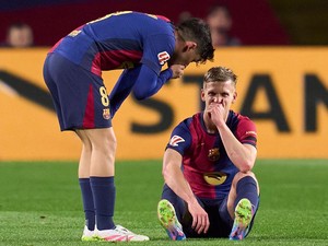 Olmo Jadi Tumbal Kemenangan Barcelona atas Osasuna