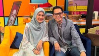 Ya mudah-mudahan dapat hidayah ya menyebarkan, kata Dude di studio Pagi Pagi Ambyar, Trans TV, Jakarta Selatan, kemarin. Foto: dok Instagram