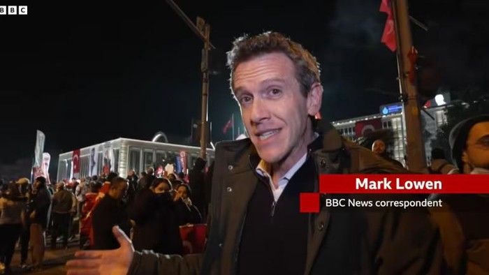 Jurnalis BBC Mark Lowen telah dideportasi dari Turki di tengah berlangsungnya protes di kota-kota besar. (Koleksi: BBC News)