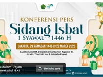 Sidang Isbat Idul Fitri Hari Ini, Berikut Waktu dan Cara Menyaksikan