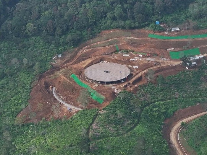 Pembukaan lahan di kebun teh sukawana Parongpong KBB