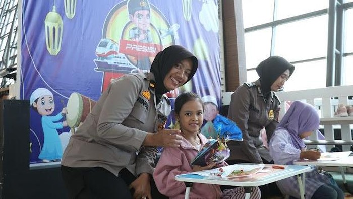 Polresta Bandara Soekarno-Hatta menambah fasilitas untuk melayani pemudik Lebaran seperti pos ramah ibu-anak hingga fasilitas mengantar penumpang. (dok Istimewa)