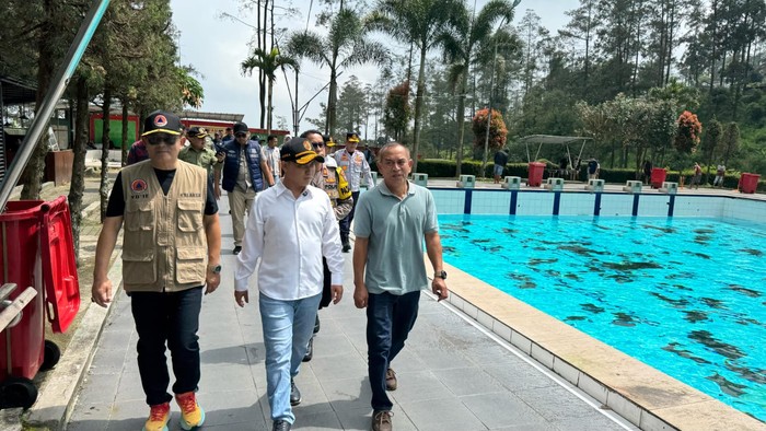 Sidak Bupati Mojokerto ke tempat wisata
