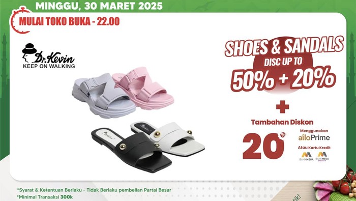 Transmart Full Day Sale sandal sepatu