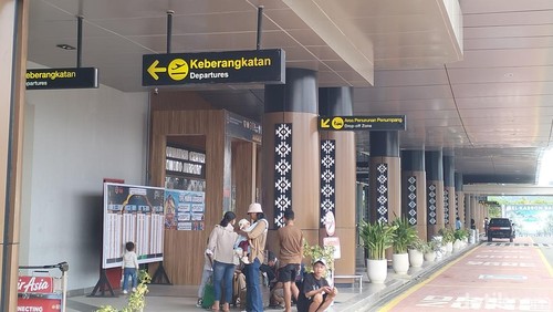 Suasana Bandara Komodo, Labuan Bajo, Sabtu (29/3/2025).