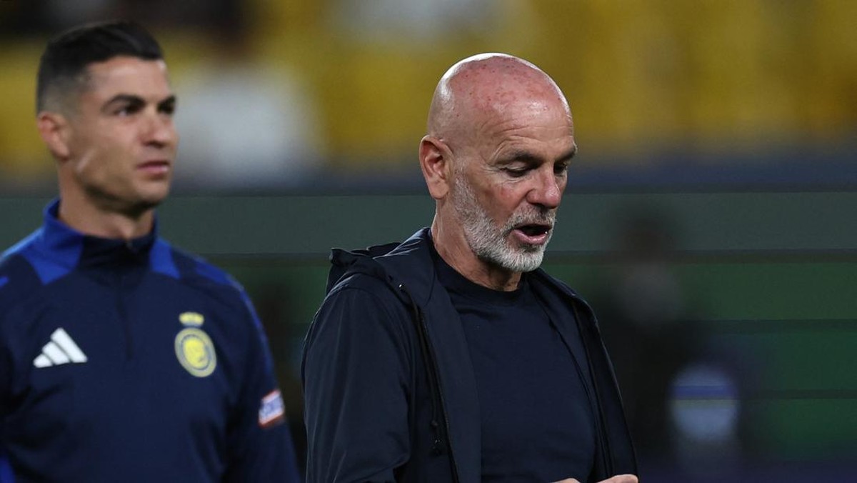 Stefano Pioli bakal dipecat Al Nassr karena tidak akur dengan Ronaldo? (REUTERS/Hamad I Mohammed)