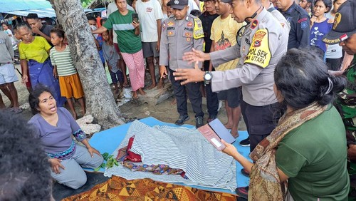 Dua korban tenggelam saat dievakuasi ke darat di Desa Oepuah, Kecamatan Biboki Moenleu, Kabupaten TTU, NTT, Sabtu (29/3/2025) pagi.