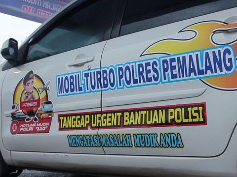 Fasilitas Mobil Turbo disiagakan Polres Pemalang, Sabtu (29/3/2025).