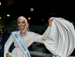 Potret Wanita Dulu Finalis Berhijab Pertama Miss Universe Kini Pamer Rambut