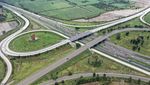 Foto Udara Arus Mudik di Tol Cipali