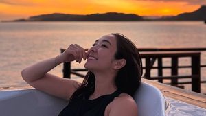 Potret Cantik Gisella Anastasia di Raja Ampat