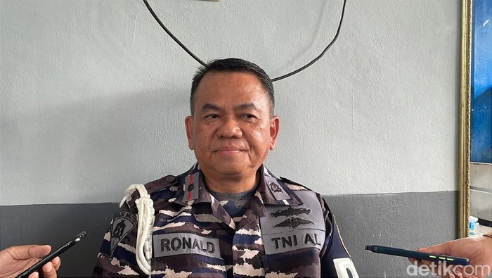 Komandan Polisi Militer Lanal Balikpapan Mayor Laut (PM) Ronald L. Ganap