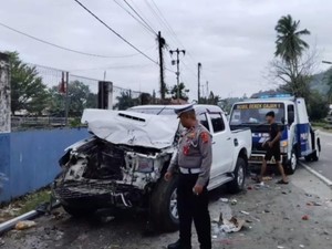 Laka Beruntun di Padang Pariaman, Seorang Pemudik Tujuan Medan Tewas
