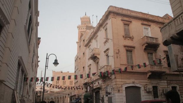 Kota Tripoli, Libya. Jumat, 14 Maret 2025
