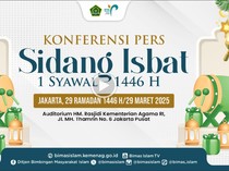 Link Live Streaming Sidang Isbat Penentuan 1 Syawal atau Lebaran 2025