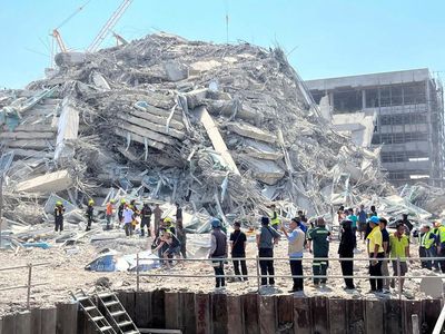 Luluh Lantak Gedung di Thailand Diguncang Gempa Dahsyat