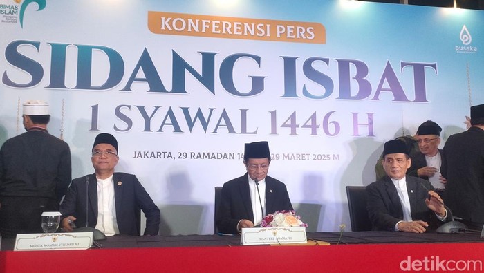 Menag umumkan hasil sidang isbat Idul Fitri 1 Syawal 1446 H