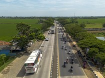 Pemudik Motor Mendominasi Jalur Pantura