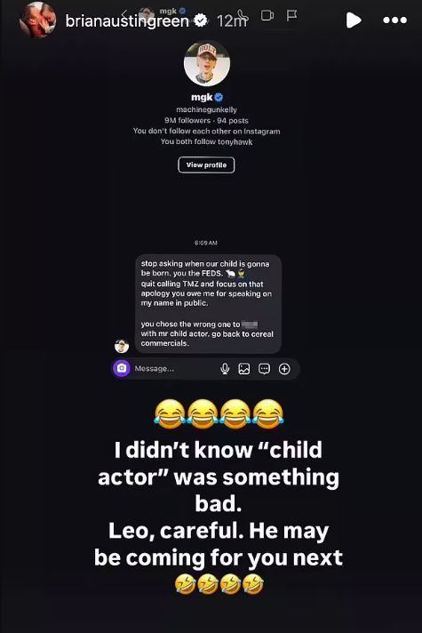 Perseteruan Brian Austin Green dan Machine Gun Kelly Perseteruan Brian Austin Green dan Machine Gun Kelly